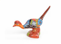 Talavera Roadrunner is Handmade Mexican Ceramic Garden Art