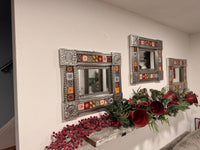 Talavera Tile & Punched Tin Mirror | Indoor Decor