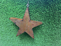 Rustic Star Metal Birdhouse Unique Patriotic Style, Outdoor or Indoor Decorative Birdhouse Decor Handmade in Mexico