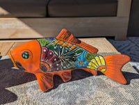 Talavera Pottery Fish: Handmade Mexican Ceramic Garden Decor