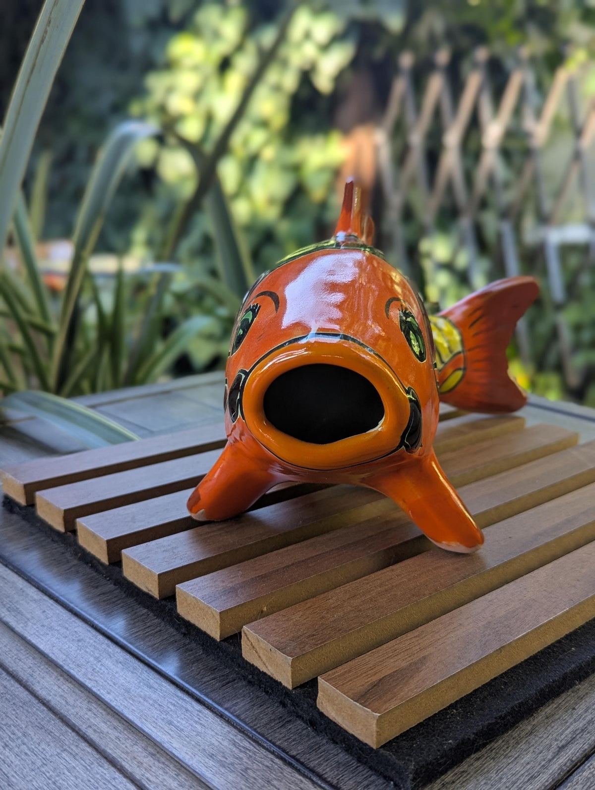 Talavera Pottery Fish: Handmade Mexican Ceramic Garden Decor