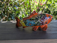 Talavera Pottery Fish: Handmade Mexican Ceramic Garden Decor
