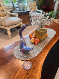 Coati Alebrije is Genuine Mexican Folk Art | Vibrant Handcraftsmanship on this Oaxacan Wood Carving is Superb, Collectible Home Decor