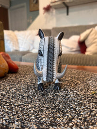 Warthog Alebrije is Genuine Mexican Folk Art | Vibrant Handcraftsmanship on this Oaxacan Wood Carving is Superb, Collectible Home Decor