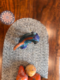 Fox Alebrije is Genuine Mexican Folk Art | Vibrant Handcraftsmanship on this Oaxacan Wood Carving is Superb, Collectible Home Decor