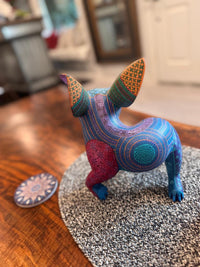 Fusion Owl Alebrije Figurine, Handmade Home Decor, Folk Art from Oaxaca Mexico, Original Wood Sculpture, Unique Fusion Statue Gift