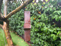 Rustic Star Metal Birdhouse Unique Patriotic Style, Outdoor or Indoor Decorative Birdhouse Decor Handmade in Mexico