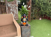 Talavera Rabbit Planter: Handmade Mexican Garden Decor