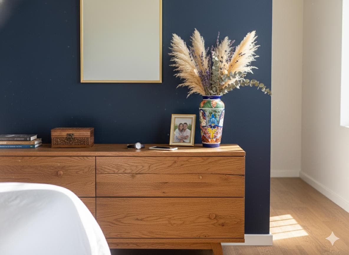 Ceramic Talavera Vase is Exquisite Handmade Mexican Pottery | Decorative &quot;Marisela&quot; Floral Vase is Gorgeous Home Decor & Centerpiece