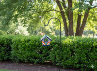 Ceramic Bird Feeder Talavera Pottery, Decorative Outdoor Hanging Feeder Station, Handmade Mexican Pottery Attract Wild Birds