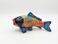 Handmade Talavera Fish, Mexican Pottery Decor
