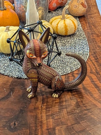 Alebrije Chihuahua Figurine | Hand-Carved & Hand Painted Mexican Folk Art from Oaxaca