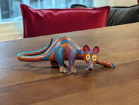 Alebrije Tarsier Figurine | Hand-Carved & Hand Painted Mexican Folk Art from Oaxaca