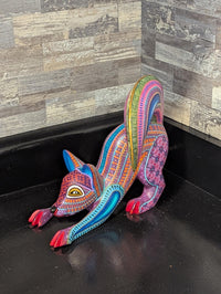 Alebrije Skunk Figurine | Hand-Carved & Hand Painted Mexican Folk Art from Oaxaca