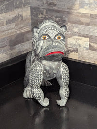 Alebrije Gorilla Figurine | Hand-Carved & Hand Painted Mexican Folk Art from Oaxaca