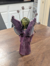 Angel Conductor Handmade Collectible Figurine is Heavenly Choir Member #11