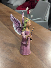 Angel Conductor Handmade Collectible Figurine is Heavenly Choir Member #11