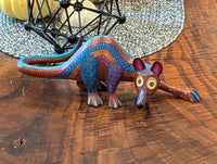 Alebrije Tarsier Figurine | Hand-Carved & Hand Painted Mexican Folk Art from Oaxaca