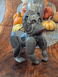 Alebrije Gorilla Figurine | Hand-Carved & Hand Painted Mexican Folk Art from Oaxaca