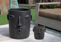 Small Face Planter Bundle | Head Pots for Desk or Shelf | Handmade Mexican Pottery