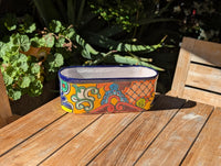 Hand Painted Talavera Oval Pot | Mexican Pottery Ceramic Planter | Succulent Window Box