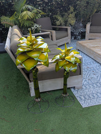 Pygmy Palm Trees | Metal Yard Art & Garden Decor Centerpieces