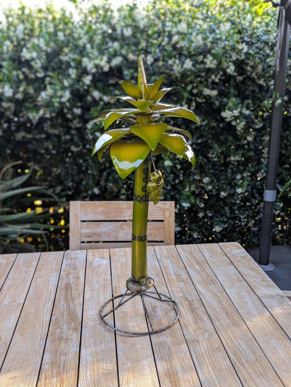 Pygmy Palm Trees | Metal Yard Art & Garden Decor Centerpieces