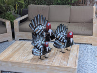 Thanksgiving Turkey Decorations | Outdoor Garden Art  |  Metal Decor in 3 Sizes