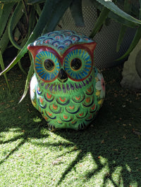 Owl Planter | Terra Cotta Animal Flower Pot Mexican Pottery