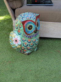 Owl Planter | Terra Cotta Animal Flower Pot Mexican Pottery