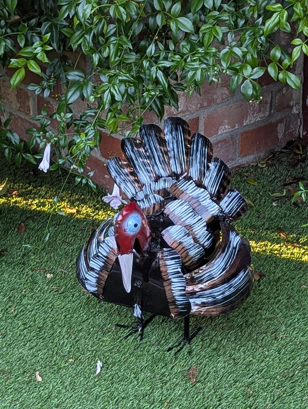 Thanksgiving Turkey Decorations | Outdoor Garden Art  |  Metal Decor in 3 Sizes