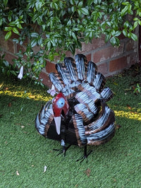 Thanksgiving Turkey Decorations | Outdoor Garden Art  |  Metal Decor in 3 Sizes