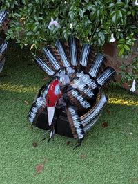 Thanksgiving Turkey Decorations | Outdoor Garden Art  |  Metal Decor in 3 Sizes