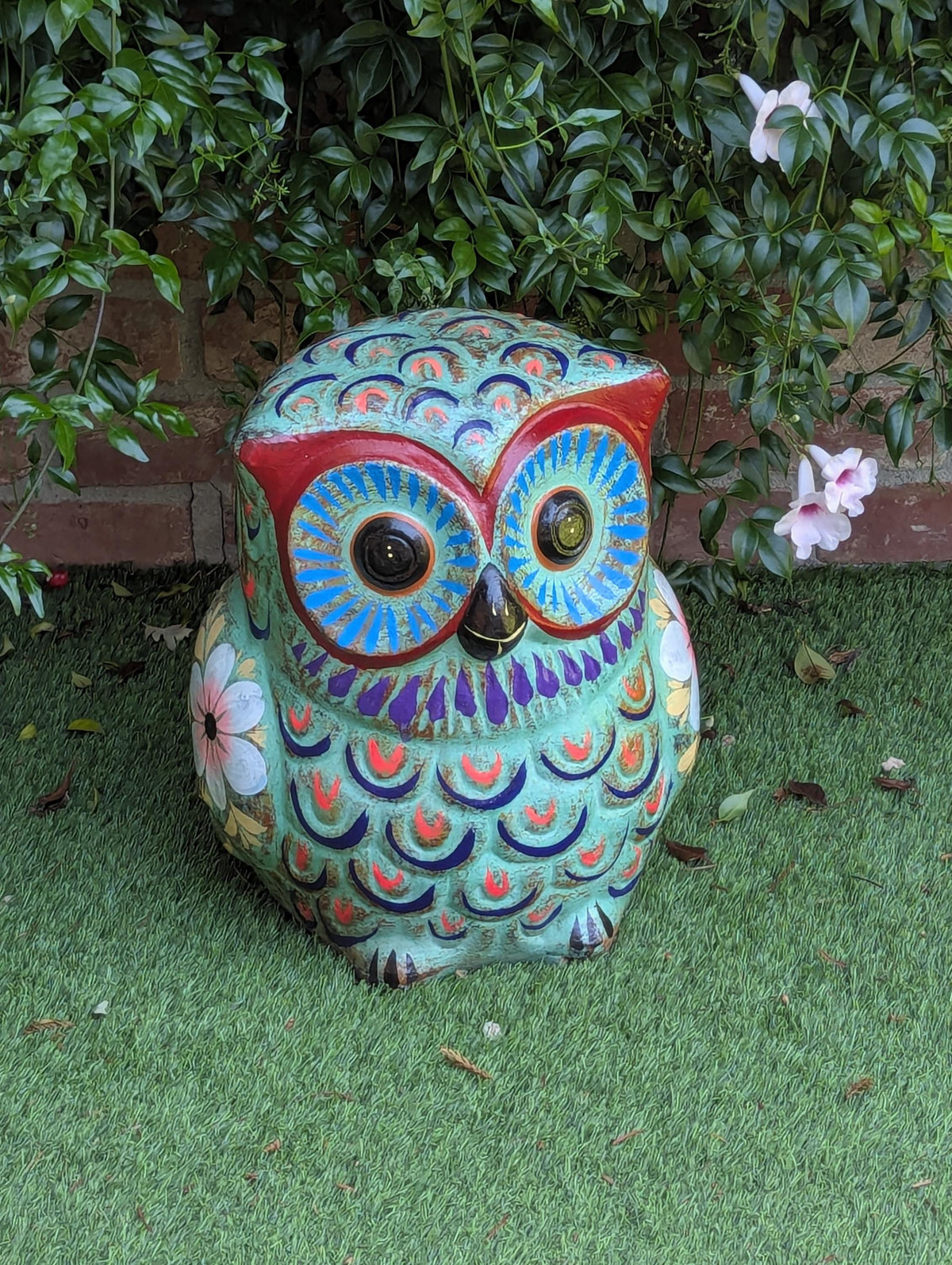 Owl Planter | Terra Cotta Animal Flower Pot Mexican Pottery