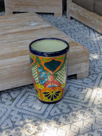 Talavera Planter | Hand-Painted Mexican Ceramic Flower Pot | Outdoor Garden Decor