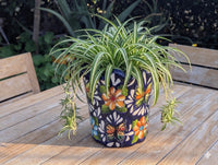Tulip Talavera Flower Pot  | Handmade Ceramic Planter |  Mexican Pottery Gift