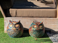 Handmade Clay Owl Planter | Mexican Pottery Flower Pot  | Animal Garden Gift