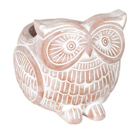 Owl Planter, Terracota Planter, Indoor Outdoor Planter, Terracota Pottery, Owl Decor