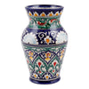 Handmade Rishtan Heritage Glazed Ceramic Vase for Dried or Fresh Flower, Indoor Home Decor