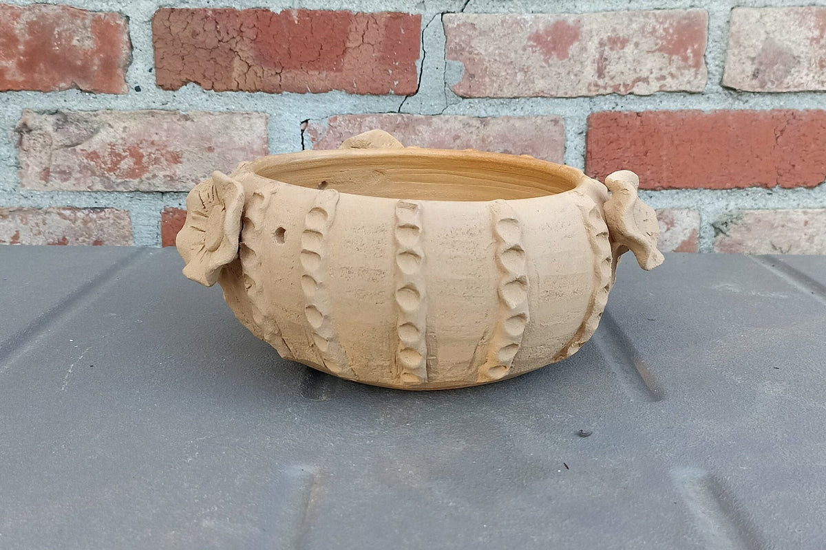 Ceramic Planter, Cactus Flower Pot, Handmade Mexican Pottery from Santa Maria Atzompa, Mexico, Home Decor, Indoor, Outdoor Decor, Plant Pot