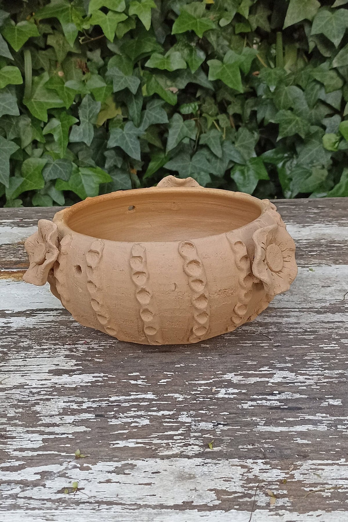 Ceramic Planter, Cactus Flower Pot, Handmade Mexican Pottery from Santa Maria Atzompa, Mexico, Home Decor, Indoor, Outdoor Decor, Plant Pot