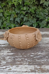 Ceramic Planter, Cactus Flower Pot, Handmade Mexican Pottery from Santa Maria Atzompa, Mexico, Home Decor, Indoor, Outdoor Decor, Plant Pot