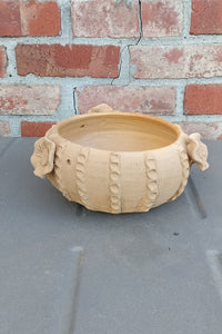Ceramic Planter, Cactus Flower Pot, Handmade Mexican Pottery from Santa Maria Atzompa, Mexico, Home Decor, Indoor, Outdoor Decor, Plant Pot