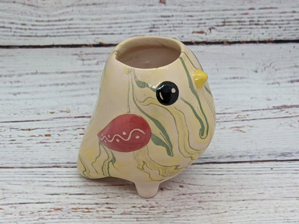 Bird Succulent Planters, Ceramic Bird Pottery, Bird Indoor Windowsill Planter, Cute Bird Succulent Planter Box, Herb Planters, Small