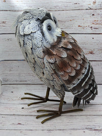 Metal Owl Statue, Owl Yard Art, Owl Home Decor, Owl Decoration for Home, Metal Owl Sculpture, Owl Figurine Home Decor