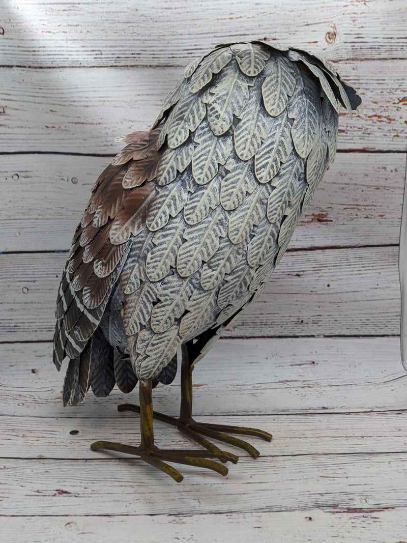 Metal Owl Statue, Owl Yard Art, Owl Home Decor, Owl Decoration for Home, Metal Owl Sculpture, Owl Figurine Home Decor