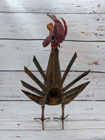 Rooster Yard Art-Copper, Home Decor Statue, Rooster Decoration for Home, Rooster Yard Art Sculpture