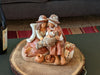 Holy Family with Bread, Nativity Set Home Decor, Christmas Decor and Ornament, Home Decor Housewarming Gift for Her