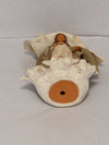 Holy Mary with Angels - Fine Ceramic Figure 8.25" H x 6.25"