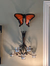 Copper Butterfly Wall Art, Butterfly Garden Art